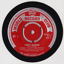 William McKie Trumpet Voluntary USED VINYL 7INCH 45 RPM