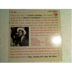 Charlie Christian With The Benny Goodman Sextet And Orchestra Vinyl LP USED
