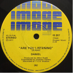 Daniel (15) Are You Listening / High Spot USED VINYL 7INCH 45 RPM SINGLE