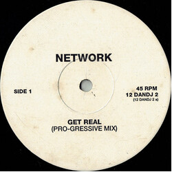 Network (5) Get Real USED VINYL 12INCH 45 RPM