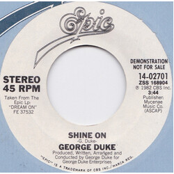 George Duke Shine On USED VINYL 7INCH 45 RPM PROMO STEREO