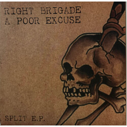 Right Brigade / A Poor Excuse Split E.P. USED VINYL 7INCH EP REPRESS