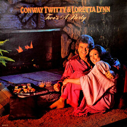 Conway Twitty & Loretta Lynn Two's A Party Vinyl LP USED
