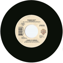 Bonnie Raitt Crime Of Passion USED VINYL 7INCH 45 RPM SINGLE PROMO