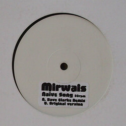 Mirwais Naive Song USED VINYL 12INCH WHITE LABEL PROMO 45 RPM