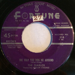 The Diablos / Nolan Strong The Way You Dog Me Around / Jump, Shake And Move USED VINYL 7INCH 45 RPM SINGLE