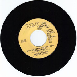 Modern Talking You're My Heart, You're My Soul USED VINYL 7INCH PROMO