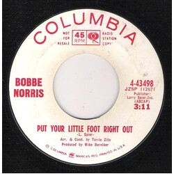 Bobbe Norris Put Your Little Foot Right Out USED VINYL 7INCH 45 RPM SINGLE PROMO