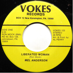 Mel Anderson Liberated Woman USED VINYL 7INCH 45 RPM