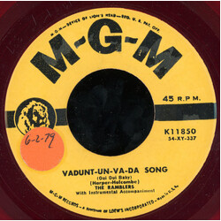 The Ramblers (11) Vadunt-Un-Va-Da Song (Oui Oui Baby) / Please Bring Yourself Back Home USED VINYL 7INCH 45 RPM SINGLE REISSUE