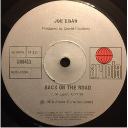 Joe Egan Back On The Road USED VINYL 7INCH SINGLE 45 RPM