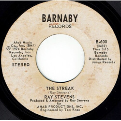 Ray Stevens The Streak USED VINYL 7INCH 45 RPM STYRENE STEREO