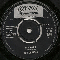 Roy Orbison It's Over USED VINYL 7INCH 45 RPM SINGLE