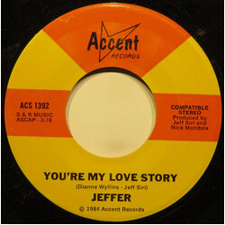 Jeffer You're My Love Story USED VINYL 7INCH 45 RPM