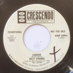 Billy Strange Charade USED VINYL 7INCH 45 RPM PROMO