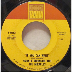 The Miracles If You Can Want / When The Words From Your Heart Get Caught Up In Your Throat USED VINYL 7INCH 45 RPM
