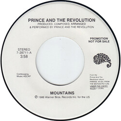 Prince And The Revolution Mountains USED VINYL 7INCH 45 RPM SINGLE PROMO