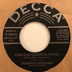 Domenico Modugno Farfalle / Ciao Ciao Bambina (Piove) USED VINYL 7INCH 45 RPM SINGLE MONO