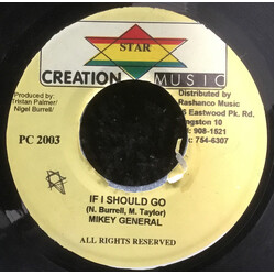 Mikey General If I Should Go USED VINYL 7INCH 45 RPM