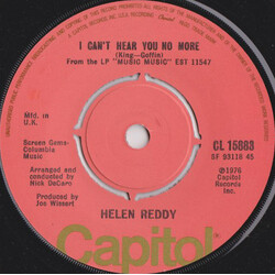 Helen Reddy I Can't Hear You No More USED VINYL 7INCH 45 RPM SINGLE