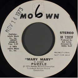 Puzzle (10) Mary Mary USED VINYL 7INCH 45 RPM PROMO STEREO MONO