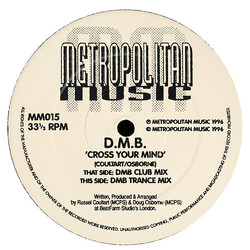 D.M.B. Cross Your Mind USED VINYL 12INCH 33 S RPM