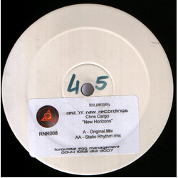 Chris Cargo New Horizons USED VINYL 12INCH WHITE LABEL TEST PRESSING