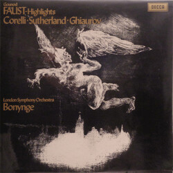 Charles Gounod / Franco Corelli / Joan Sutherland / Nicolai Ghiaurov / The London Symphony Orchestra / Richard Bonynge Faust - Highlights Vinyl LP USE