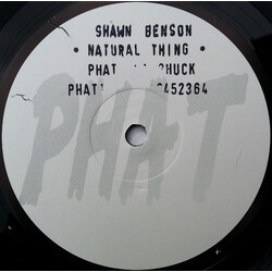 Shawn Benson Natural Thing USED VINYL 12INCH WHITE LABEL