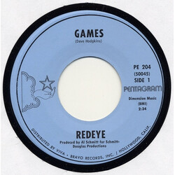 Redeye (5) Games USED VINYL 7INCH SINGLE