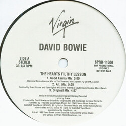 David Bowie The Hearts Filthy Lesson USED VINYL 12INCH 33 S RPM PROMO