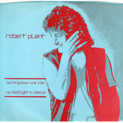 Robert Plant Burning Down One Side USED VINYL 7INCH 45 RPM