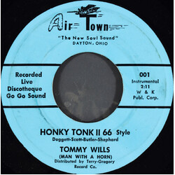 Tommy Wills Honky Tonk II 66 Style USED VINYL 7INCH 45 RPM
