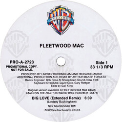 Fleetwood Mac Big Love VINYL 12" USED