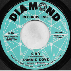 Ronnie Dove Cry USED VINYL 7INCH 45 RPM