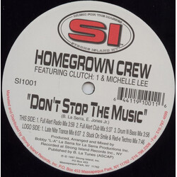 Homegrown Crew / Clutch 1 / Michelle Lee Don't Stop The Music USED VINYL 12INCH