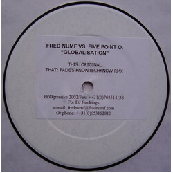 Fred Numf vs. Five Point O Globalisation USED VINYL 12INCH WHITE LABEL