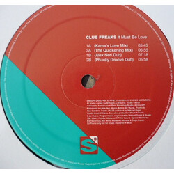 Club Freaks It Must Be Love USED VINYL 12INCH PROMO