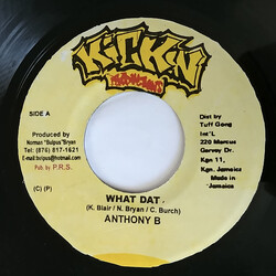Anthony B What Dat USED VINYL 7INCH 45 RPM