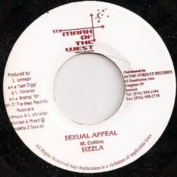 Sizzla Sexual Appeal USED VINYL 7INCH 45 RPM