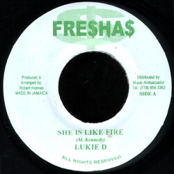 Lukie D / Chuck (34) / Shabzz She Is Like Fire / Cash USED VINYL 7INCH 45 RPM
