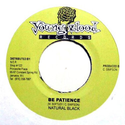 Natural Black Be Patience USED VINYL 7INCH 45 RPM