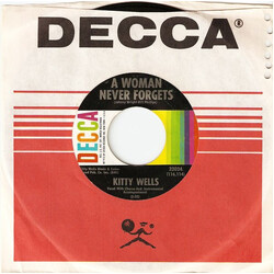 Kitty Wells A Woman Never Forgets USED VINYL 7INCH 45 RPM
