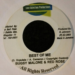 Bugsy Malone / Anthony Red Rose Best Of Me USED VINYL 7INCH