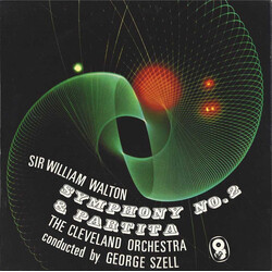 Sir William Walton / The Cleveland Orchestra / George Szell Symphony No. 2 & Partita Vinyl LP USED