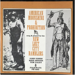 The New Lost City Ramblers American Moonshine & Prohibition Vinyl LP USED