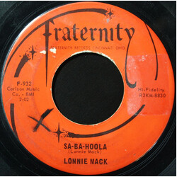 Lonnie Mack Sa-Ba-Hoola USED VINYL 7INCH 45 RPM