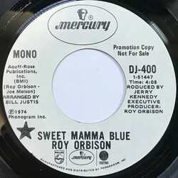 Roy Orbison Sweet Mamma Blue USED VINYL 7INCH 45 RPM SINGLE PROMO STYRENE MONO