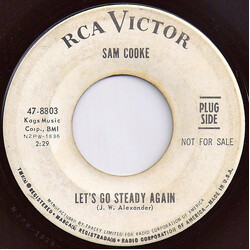 Sam Cooke Let's Go Steady Again USED VINYL 7INCH 45 RPM SINGLE PROMO