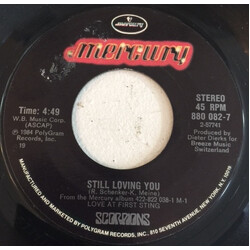 Scorpions Still Loving You USED VINYL 7INCH 45 RPM SINGLE STYRENE
